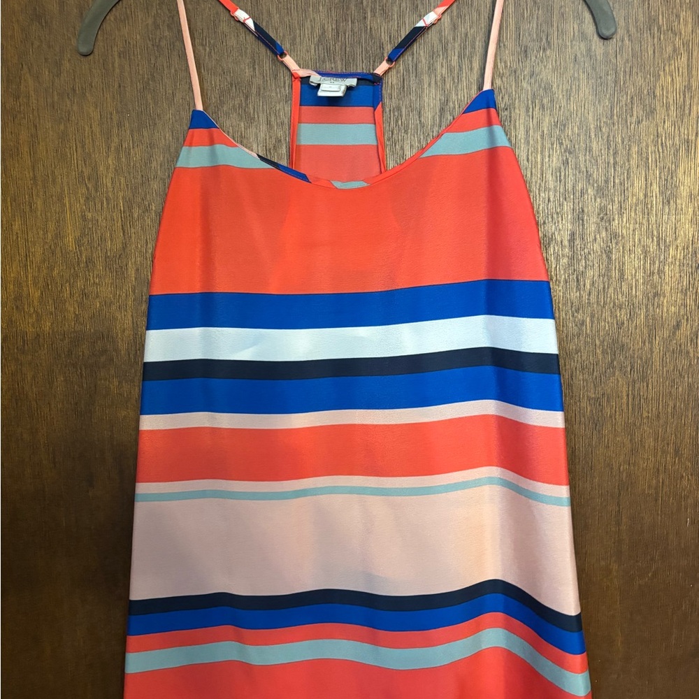 J. Crew Multicolor Striped Tank Top